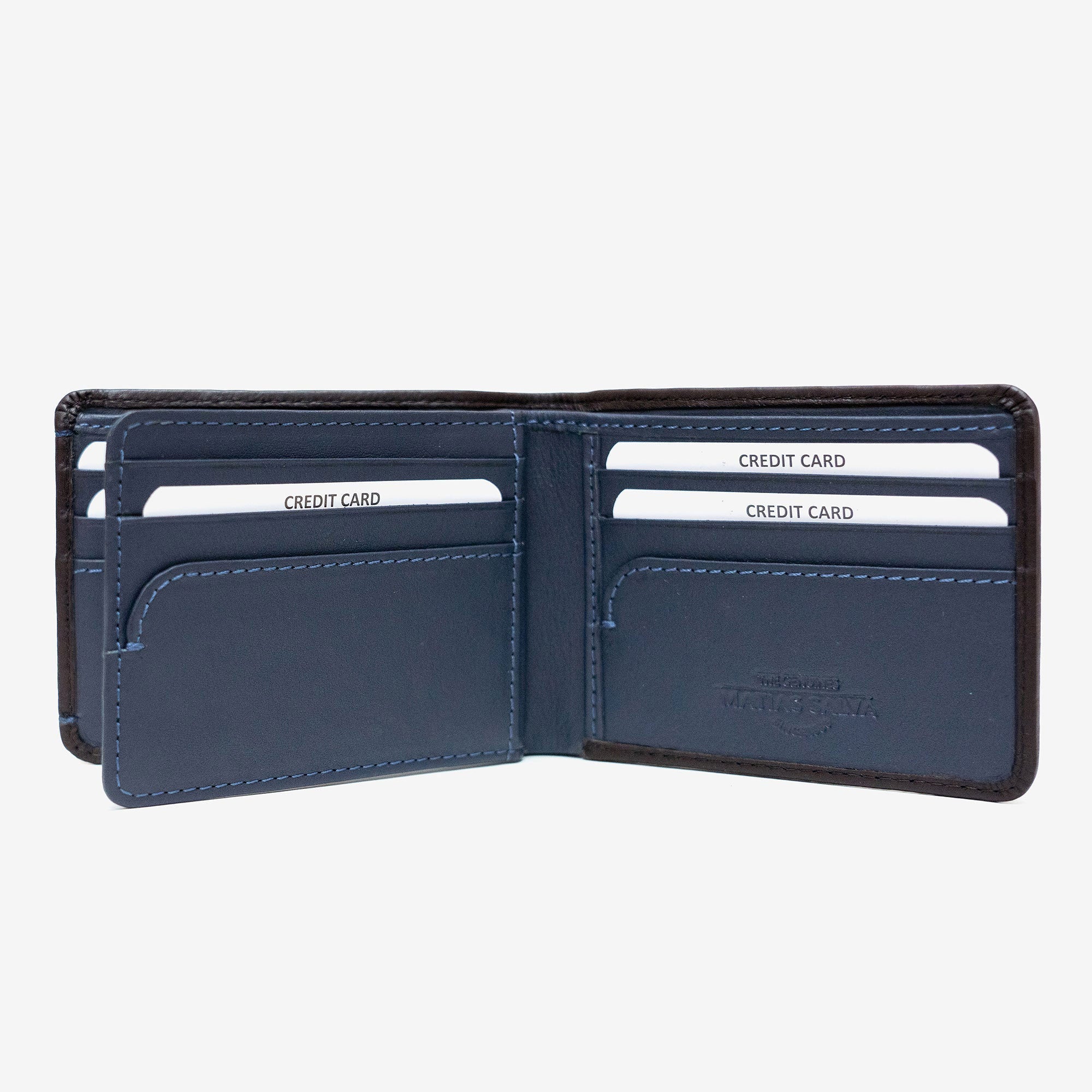 Billetero piel, color negro, Colección New Nappa. 10.5x8.5 cm