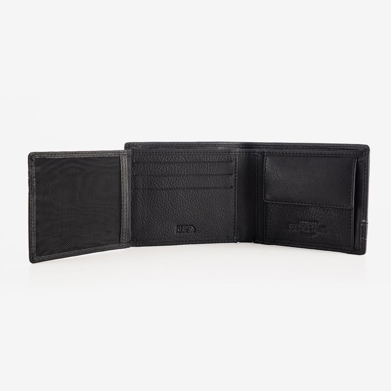 Man's wallet, black colour, Collection NEW DDDM/LEATHER. 11x9 cm
