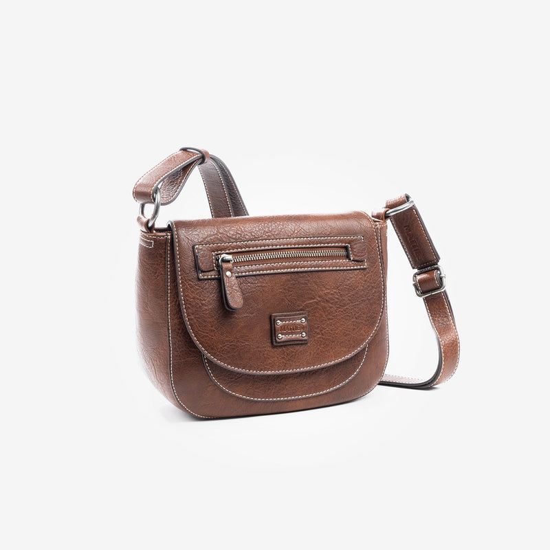 Shoulder bag, brown, new classic series