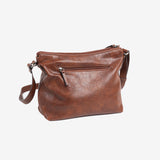 Cross body bag, brown color, Collection New Classic. 29x22x12 cm