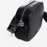 Shoulder bag, black, Eivissa Series. 22.5x17x7cm