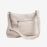 Cross body Bag, Off white Color, Santany Collection. 37x27x11 cm