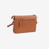 Shoulder bag, leather color, Kivu Series. 25x20x8cm