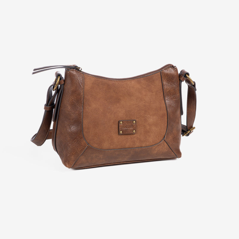 Shoulder bag, brown, Malawi Series. 30x21x10cm