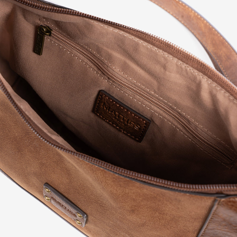 Shoulder bag, brown, Malawi Series. 30x21x10cm