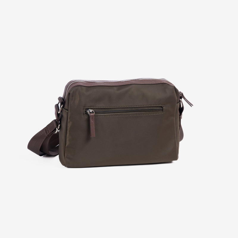 Shoulder bag, green, Tanganyika Series. 26x18x7cm