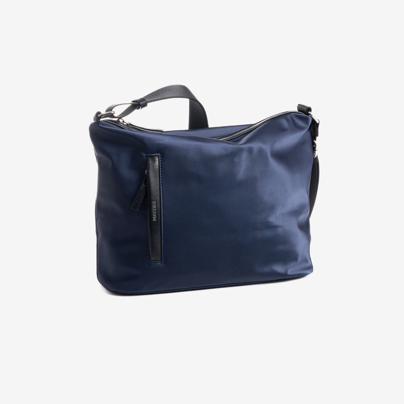 Shoulder bag, blue, Tanganyika Series. 30x23x11cm