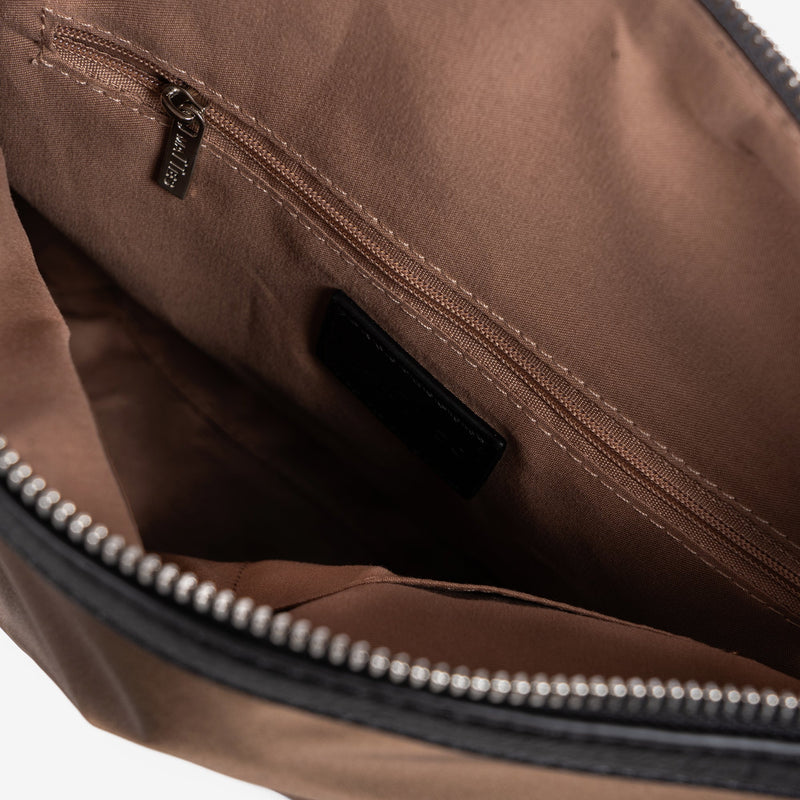 Shoulder bag, brown, Tanganyika Series. 30x23x11cm