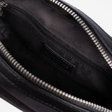 Shoulder bag, black, Tanganyika Series. 22x16x6.5cm