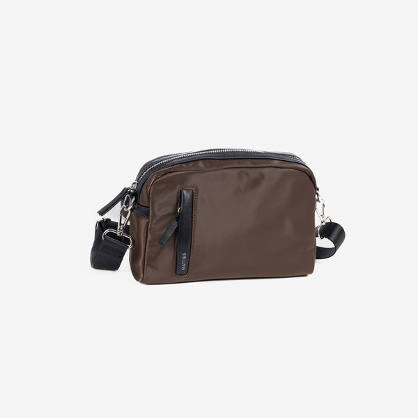 Shoulder bag, brown, Tanganyika Series. 22x16x6.5cm