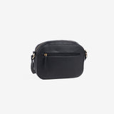 Shoulder bag, black, Victoria Series. 23x17x7cm
