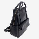Backpack, black, aziza series. 26.5x20x10cm