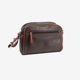 Shoulder bag, brown, Rose Series. 26x18x09cm