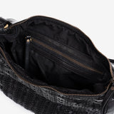 Shoulder bag, black colour. 24x22x10.5 CM