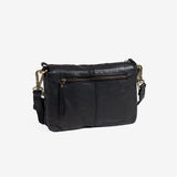 Woman's shoulder bag, black colour. 24x17x06 CM