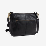 Woman's shoulder bag, black colour. 30x24x11 CM