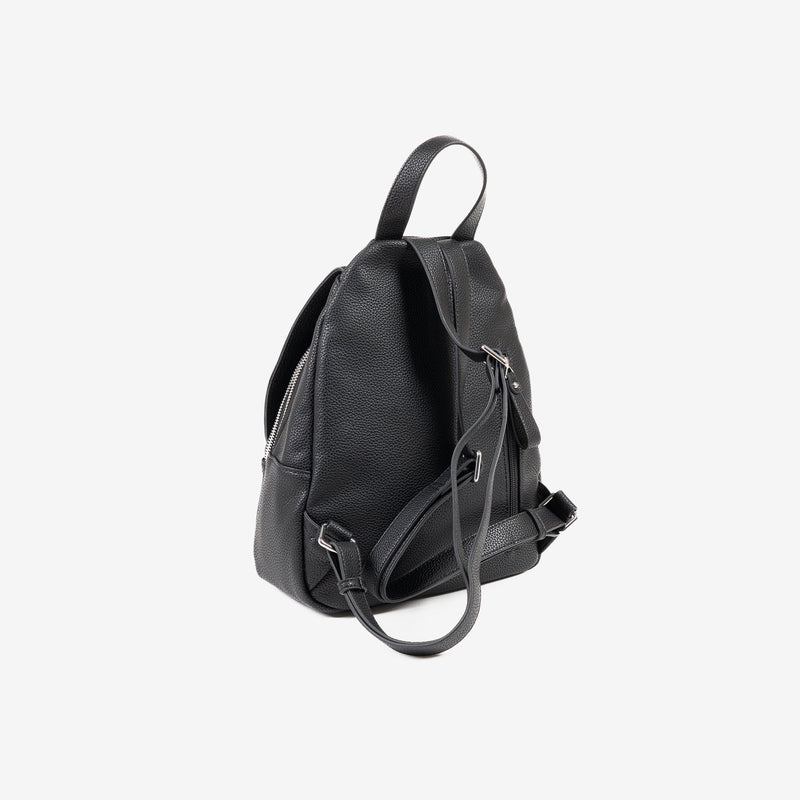 Women's backpack, black, Reunion Series. 24x30x12cm