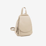 Women's backpack, beige, Reunion Series. 24x30x12cm