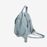 Woman's backpack, blue color, Collection reunion. 24x30x12 cm