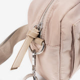 Shoulder bag for women, camel color, Paros Series. 24.5x16x09cm