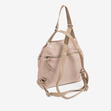 Woman's backpack, camel color, Collection paros. 30x30x11 cm