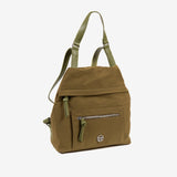 Women's backpack, khaki, Paros series. 30x30x11cm