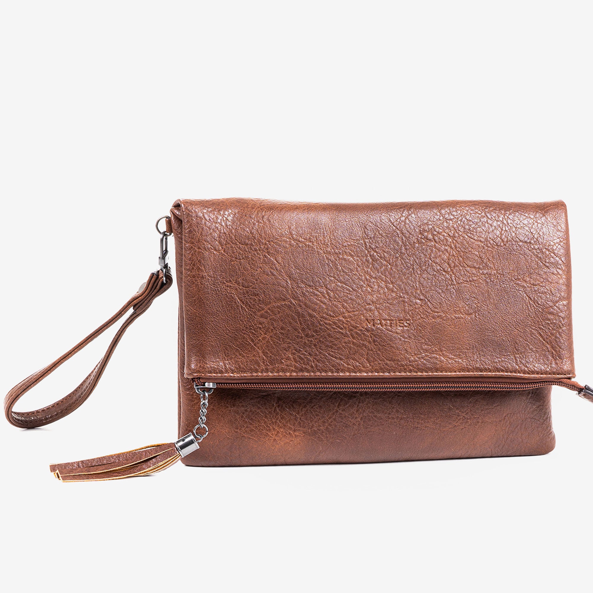 Hand bag, brown color, wallets collection