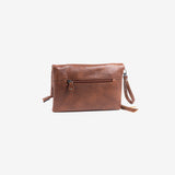 Hand bag, brown color, wallets collection