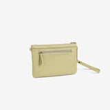 Handbag with shoulder strap, green color, Collection carteras mano. 26x17 cm