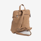 Women's backpack, camel color, Backpacks Series - 28x31x9 cm