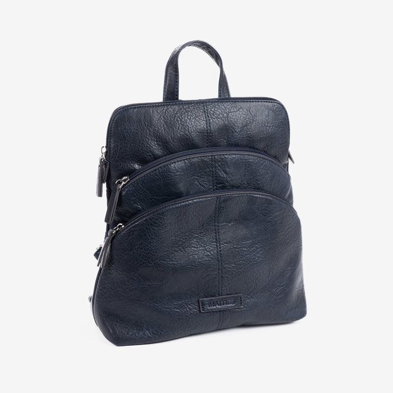 Women's backpack, blue color, Backpacks Series - 28x31x9 cm