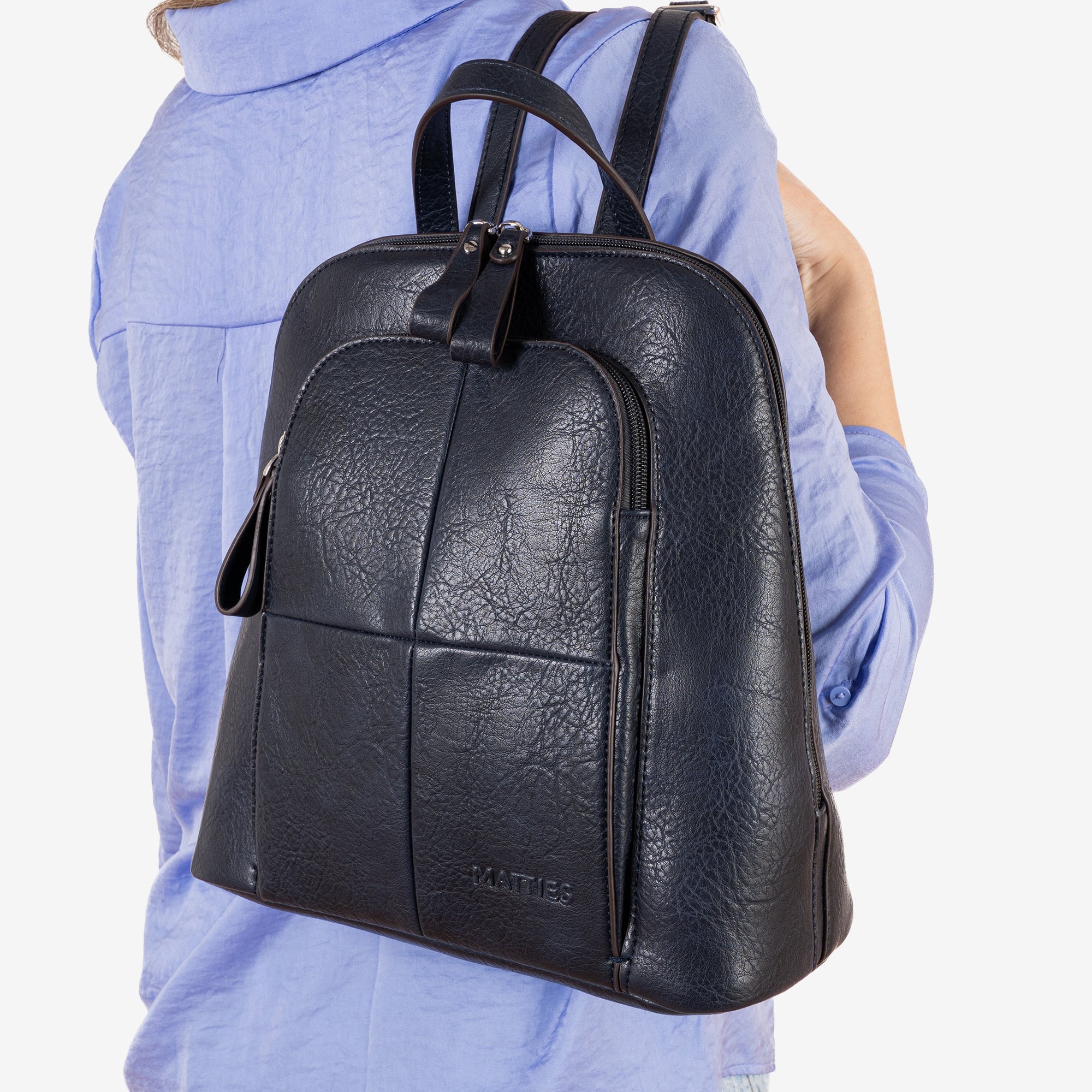 Backpack for women, blue, sport backpacks series. 27.5x30x12cm