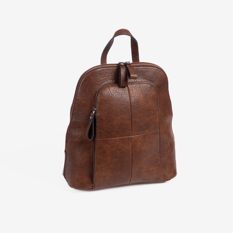 Women's backpack, brown, Backpacks Series. 27.5x30x12