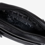 Mini bolso para mujer, color negro, Serie Minibags. 21x16x9 cm