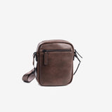 Small bag for men, brown, Collection combinados