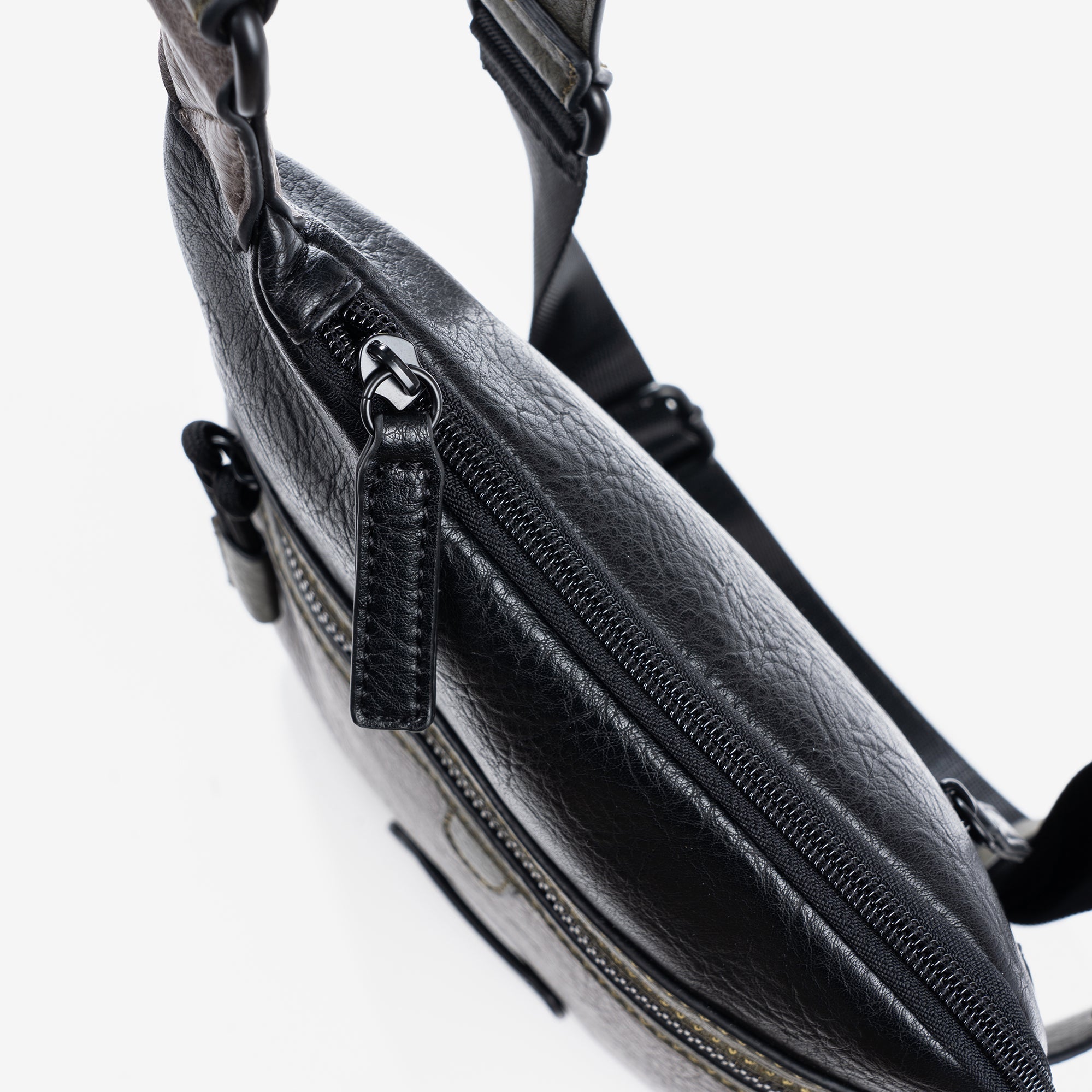 Bolso jamonero para hombre, color negro, Colección combinados