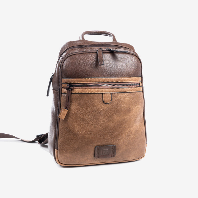 Backpack for men, brown, Collection combinados