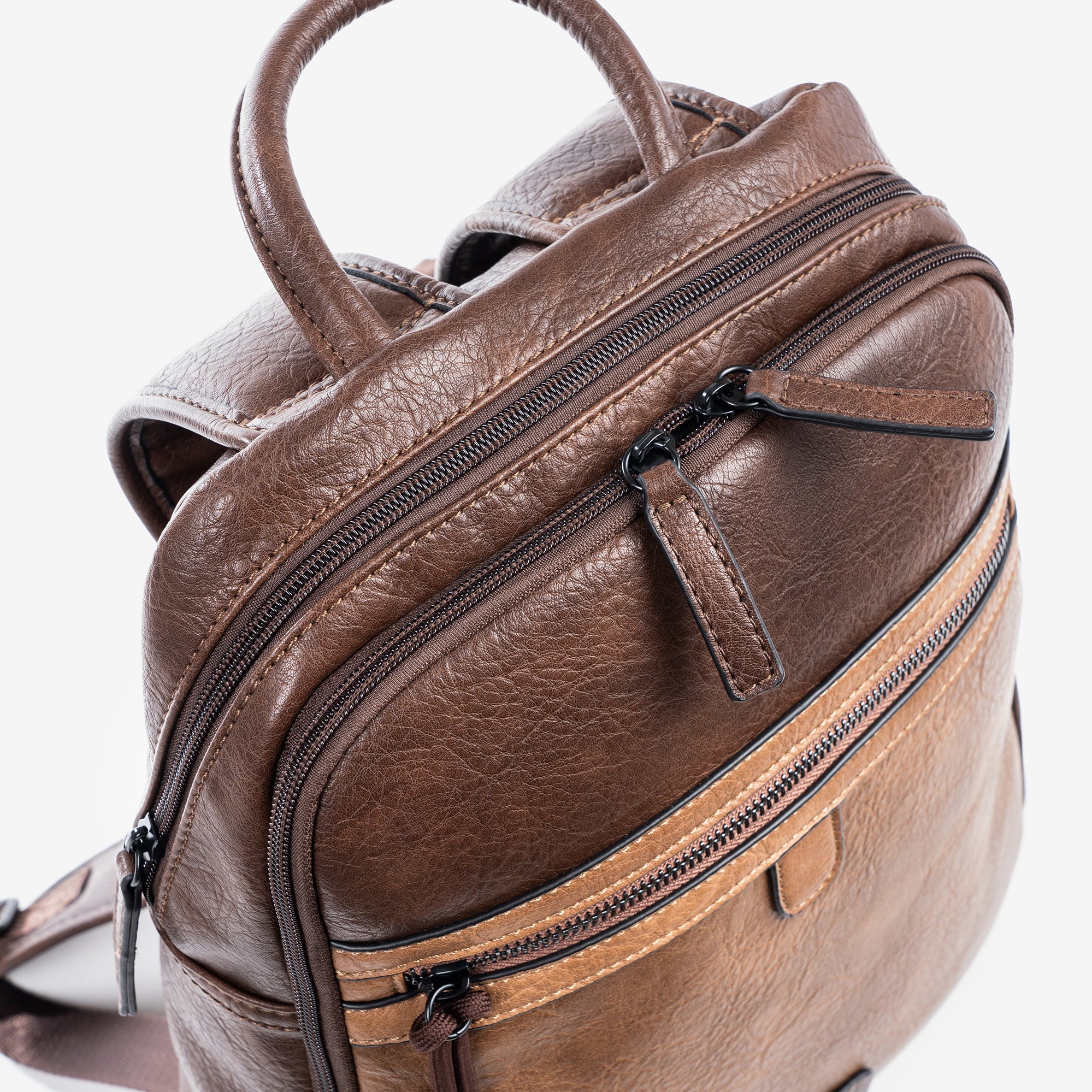 Backpack for men, brown, Collection combinados