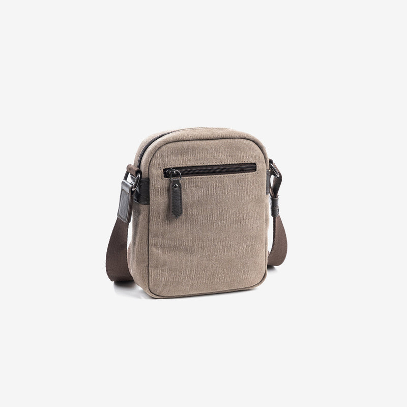 Bolso pequeño para hombre, color marrón, Colección Sahara – Matties Bags