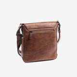 Cross body bag for men, brown, Collection rustic