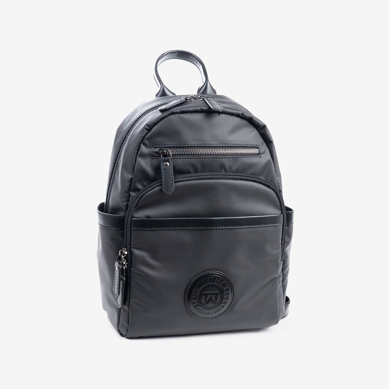 Backpack for men, black, Collection nylon sport
