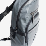 Men's backpack, gray color, nylon sport collection
