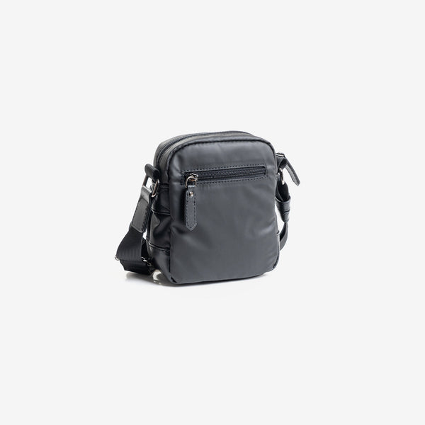 Small Men's Bag, Black Color, Nylon Sport Collection