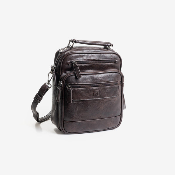 Reporter for men, brown color, Nappa collection