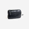 Bolso de mano para hombre, color negro, Colección nappa. 24x15x05 cm