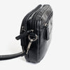 Bolso de mano para hombre, color negro, Colección nappa. 24x15x05 cm