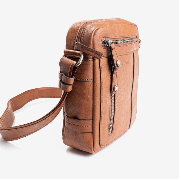 Men's reporter bag, tan color, youth collection