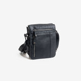 Men's reporter bag, black color, youth collection