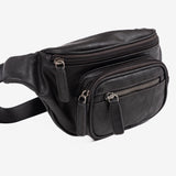 Waist bag for men, coffee color, Youth Collection. 30x13cm