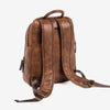 Mochila para hombre, color cuero, Colección verota. 27x36x09 cm